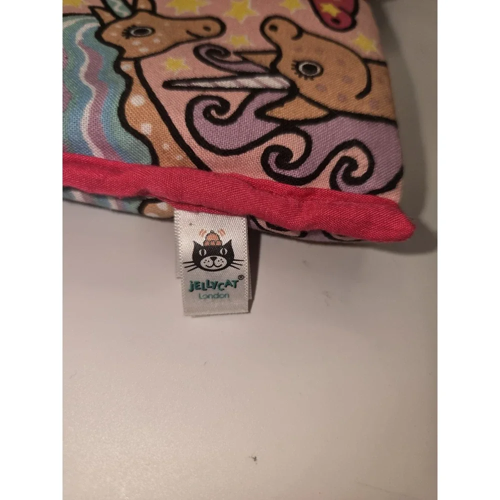 Jellycat Soft Plush Baby Book Unicorn Tails Textures Sound Crinkle Ann Wilkinson